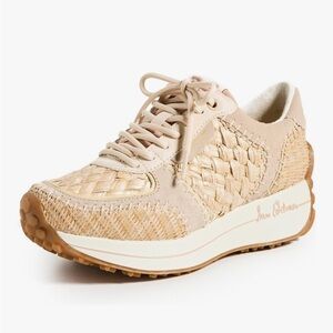 Sam Edelman Women's Jianna Lace Up Platform Sneaker SZ9